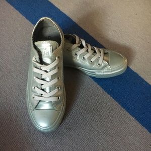 Metallic Rubber Covered Converse